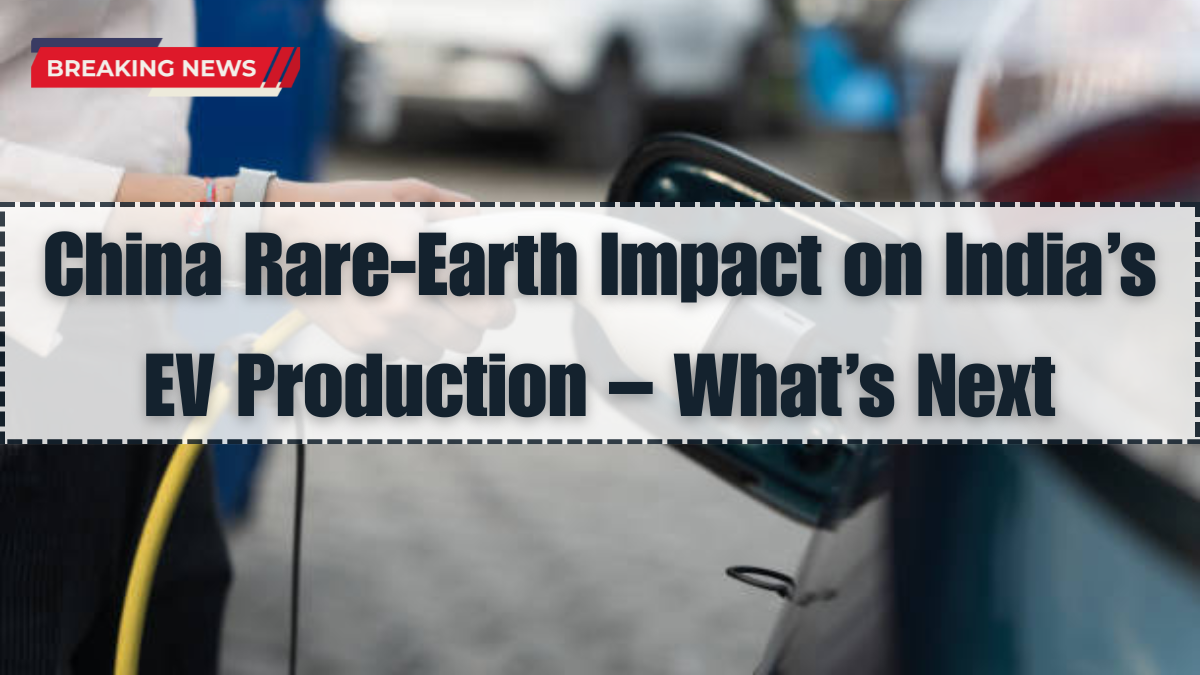 China Rare-Earth Impact on India’s EV Production – What’s Next