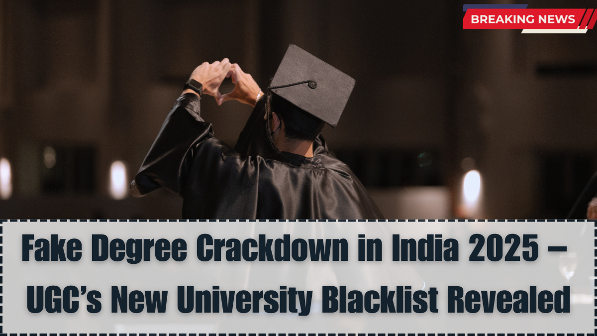 Fake Degree Crackdown in India 2025 – UGC’s New University Blacklist Revealed